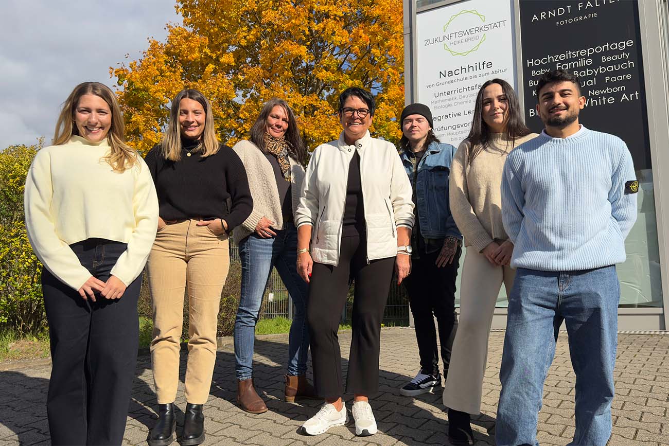 Gruppenfoto vom Zukunftswerkstatt Team