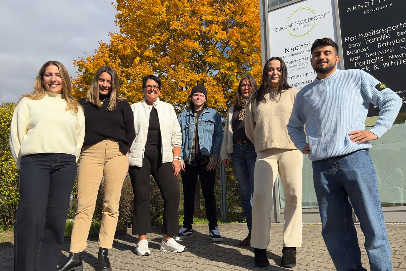 Gruppenfoto vom Zukunftswerkstatt Team